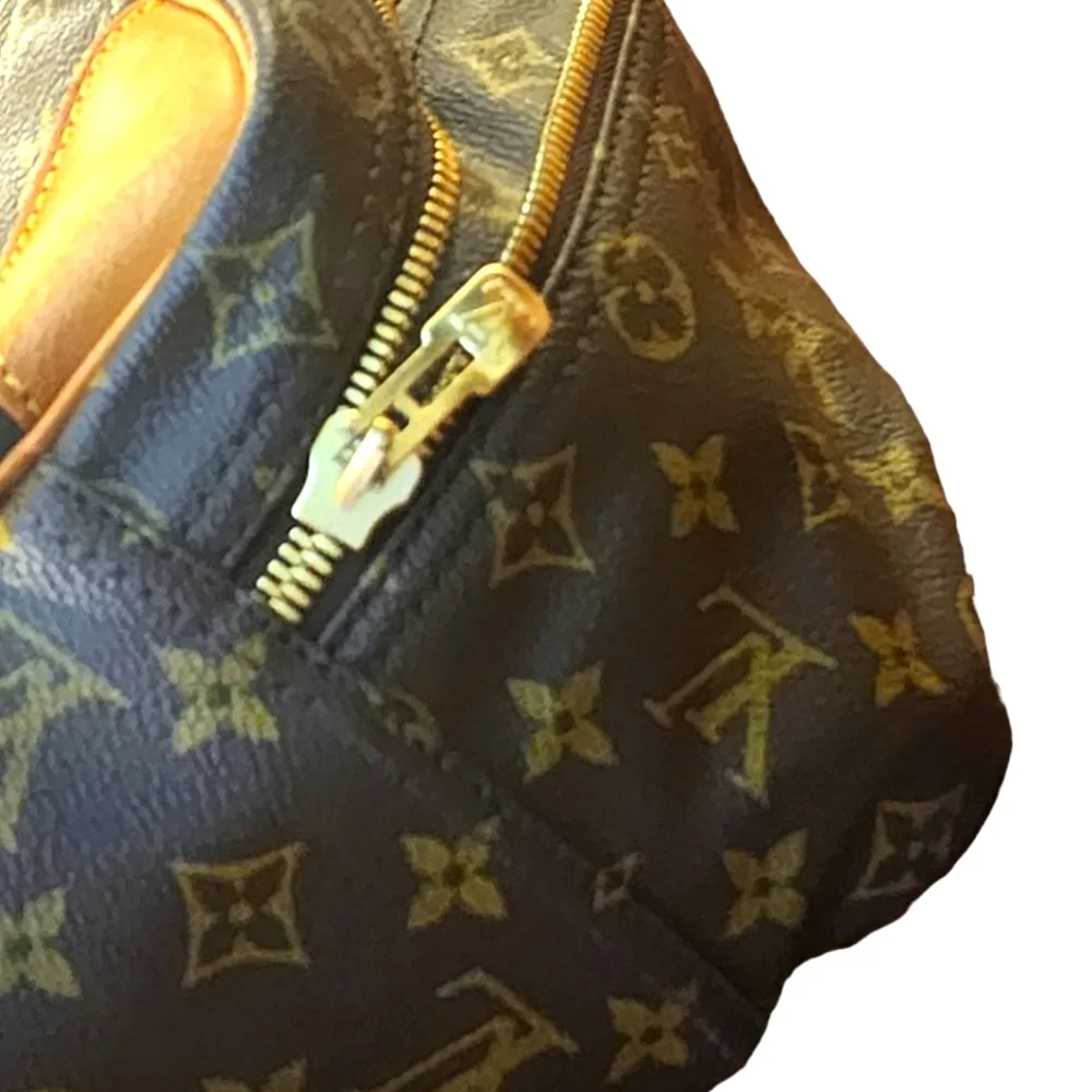 Louis Vuitton Sirius 45 Vintage Large Luggage Piece with Luggage tag, lock & key